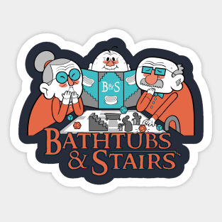 Bathtubs & Stairs Sticker